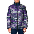 Melbourne Storm Rugby Padded Jacket Graffiti Typography Urban Camo Abstract Street Style