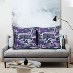 Melbourne Storm Rugby Pillow Cover Graffiti Typography Urban Camo Abstract Street Style