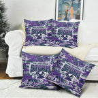 Melbourne Storm Rugby Pillow Cover Graffiti Typography Urban Camo Abstract Street Style