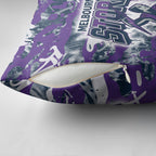 Melbourne Storm Rugby Pillow Cover Graffiti Typography Urban Camo Abstract Street Style