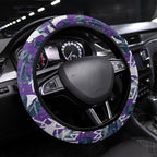 Melbourne Storm Rugby Steering Wheel Cover Graffiti Typography Urban Camo Abstract Street Style