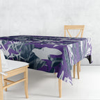 Melbourne Storm Rugby Tablecloth Graffiti Typography Urban Camo Abstract Street Style