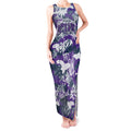 Melbourne Storm Rugby Tank Maxi Dress Graffiti Typography Urban Camo Abstract Street Style