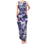 Melbourne Storm Rugby Tank Maxi Dress Graffiti Typography Urban Camo Abstract Street Style