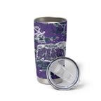 Melbourne Storm Rugby Tumbler Cup Graffiti Typography Urban Camo Abstract Street Style