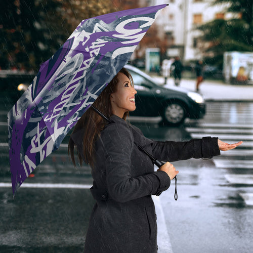 Melbourne Storm Rugby Umbrella Graffiti Typography Urban Camo Abstract Street Style