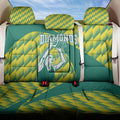 Australian Diamonds Netball Back Car Seat Cover Bold Geometric Zigzag Pattern With Athletic Player Graphics