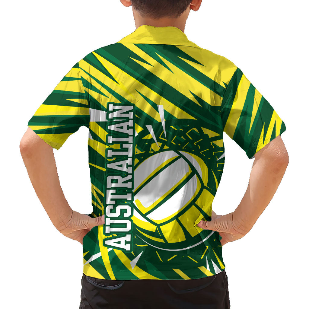 Australian Diamonds Netball Hawaiian Shirt Sharp Abstract Slash Pattern With Netball Graphic Art