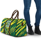Australian Diamonds Netball Travel Bag Sharp Abstract Slash Pattern With Netball Graphic Art