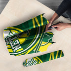 Australian Diamonds Netball Umbrella Sharp Abstract Slash Pattern With Netball Graphic Art