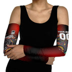 Personalised Panthers 60th Anniversary Arm Sleeves Aboriginal Indigenous Dot Art - Halftone Pattern 1967-2026