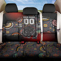 Personalised Panthers 60th Anniversary Back Car Seat Cover Aboriginal Indigenous Dot Art - Halftone Pattern 1967-2026