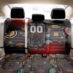 Personalised Panthers 60th Anniversary Back Car Seat Cover Aboriginal Indigenous Dot Art - Halftone Pattern 1967-2026