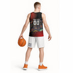 Personalised Panthers 60th Anniversary Basketball Jersey Aboriginal Indigenous Dot Art - Halftone Pattern 1967-2026