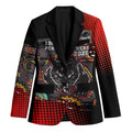 Personalised Panthers 60th Anniversary Blazer Aboriginal Indigenous Dot Art - Halftone Pattern 1967-2026