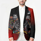 Personalised Panthers 60th Anniversary Blazer Aboriginal Indigenous Dot Art - Halftone Pattern 1967-2026