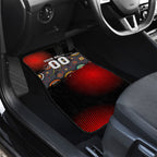 Personalised Panthers 60th Anniversary Car Mats Aboriginal Indigenous Dot Art - Halftone Pattern 1967-2026