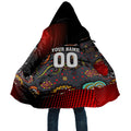 Personalised Panthers 60th Anniversary Cloak Aboriginal Indigenous Dot Art - Halftone Pattern 1967-2026