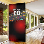 Personalised Panthers 60th Anniversary Door Cover Aboriginal Indigenous Dot Art - Halftone Pattern 1967-2026