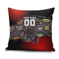 Personalised Panthers 60th Anniversary Pillow Cover Aboriginal Indigenous Dot Art - Halftone Pattern 1967-2026