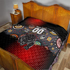 Personalised Panthers 60th Anniversary Quilt Aboriginal Indigenous Dot Art - Halftone Pattern 1967-2026