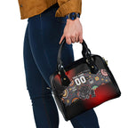 Personalised Panthers 60th Anniversary Shoulder Handbag Aboriginal Indigenous Dot Art - Halftone Pattern 1967-2026