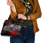 Personalised Panthers 60th Anniversary Shoulder Handbag Aboriginal Indigenous Dot Art - Halftone Pattern 1967-2026