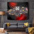 Personalised Panthers 60th Anniversary Tapestry Aboriginal Indigenous Dot Art - Halftone Pattern 1967-2026