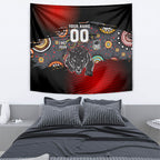 Personalised Panthers 60th Anniversary Tapestry Aboriginal Indigenous Dot Art - Halftone Pattern 1967-2026