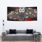 Personalised Panthers 60th Anniversary Tapestry Aboriginal Indigenous Dot Art - Halftone Pattern 1967-2026
