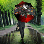 Personalised Panthers 60th Anniversary Umbrella Aboriginal Indigenous Dot Art - Halftone Pattern 1967-2026