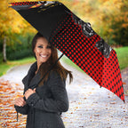 Personalised Panthers 60th Anniversary Umbrella Aboriginal Indigenous Dot Art - Halftone Pattern 1967-2026