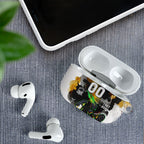 Personalised Penrith Panthers 1967-2026 AirPods Case Panther Mascot 60th Anniversary - Watercolor Splash Art