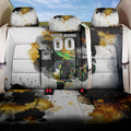 Personalised Penrith Panthers 1967-2026 Back Car Seat Cover Panther Mascot 60th Anniversary - Watercolor Splash Art
