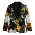 Personalised Penrith Panthers 1967-2026 Blazer Panther Mascot 60th Anniversary - Watercolor Splash Art