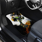 Personalised Penrith Panthers 1967-2026 Car Mats Panther Mascot 60th Anniversary - Watercolor Splash Art