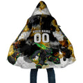 Personalised Penrith Panthers 1967-2026 Cloak Panther Mascot 60th Anniversary - Watercolor Splash Art