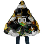 Personalised Penrith Panthers 1967-2026 Cloak Panther Mascot 60th Anniversary - Watercolor Splash Art
