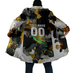 Personalised Penrith Panthers 1967-2026 Cloak Panther Mascot 60th Anniversary - Watercolor Splash Art