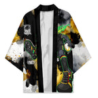 Personalised Penrith Panthers 1967-2026 Kimono Panther Mascot 60th Anniversary - Watercolor Splash Art