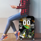 Personalised Penrith Panthers 1967-2026 Luggage Cover Panther Mascot 60th Anniversary - Watercolor Splash Art