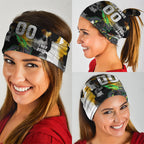 Personalised Penrith Panthers 1967-2026 Neck Gaiter Panther Mascot 60th Anniversary - Watercolor Splash Art