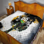 Personalised Penrith Panthers 1967-2026 Quilt Panther Mascot 60th Anniversary - Watercolor Splash Art