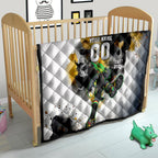 Personalised Penrith Panthers 1967-2026 Quilt Panther Mascot 60th Anniversary - Watercolor Splash Art