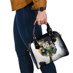 Personalised Penrith Panthers 1967-2026 Shoulder Handbag Panther Mascot 60th Anniversary - Watercolor Splash Art