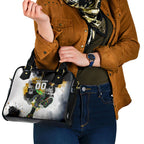 Personalised Penrith Panthers 1967-2026 Shoulder Handbag Panther Mascot 60th Anniversary - Watercolor Splash Art