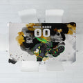 Personalised Penrith Panthers 1967-2026 Tablecloth Panther Mascot 60th Anniversary - Watercolor Splash Art
