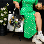 Personalised Penrith Panthers 1967-2026 Tote Bag Panther Mascot 60th Anniversary - Watercolor Splash Art