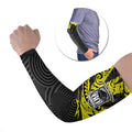 Custom Panthers Rugby 60th Anniversary Arm Sleeves Penrith Polynesian Tribal Pattern - Traditional Tattoo
