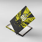 Custom Panthers Rugby 60th Anniversary Canvas Wall Art Penrith Polynesian Tribal Pattern - Traditional Tattoo